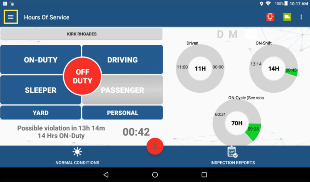 Managing Driver Logs | TDS