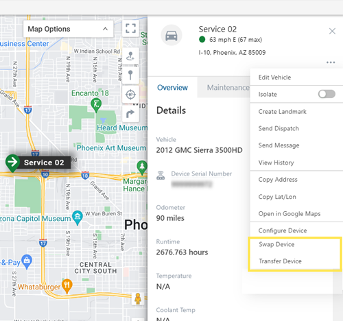 Managing Devices: Transfer, Swap, And Deactivate 